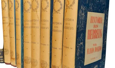 Coleção História dos Hebreus, 9 Volumes, Flávio Josefo, Editora das Américas, Capa Dura, 1963