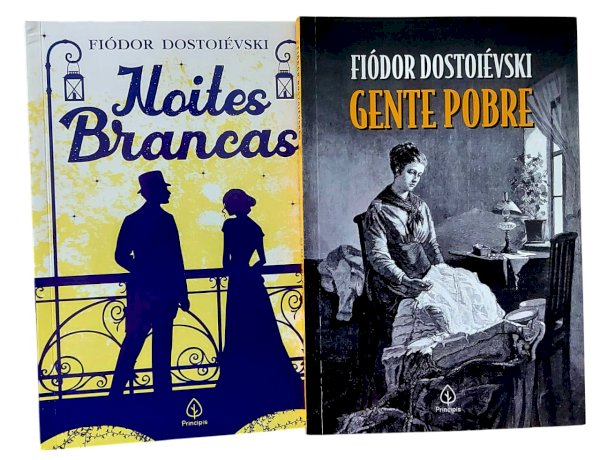 Kit 2 Livros de Fiodor Dostoievski, Gente Pobre, Noites Brancas