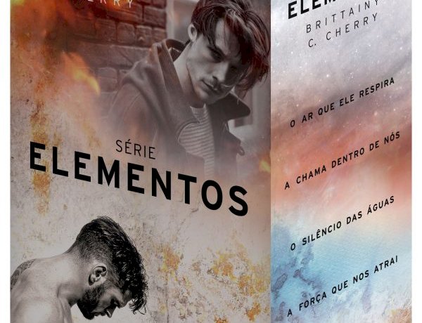 Box Série Elementos, Brittainy C. Cherry, Box com 4 Livros Seminovos