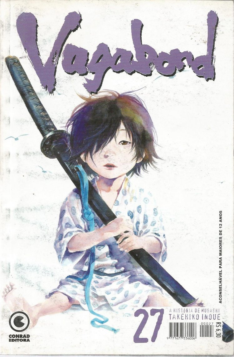 Compre aqui o Mangá Vagabond Número 27 - A História de Musashi, Takehiko Inoue