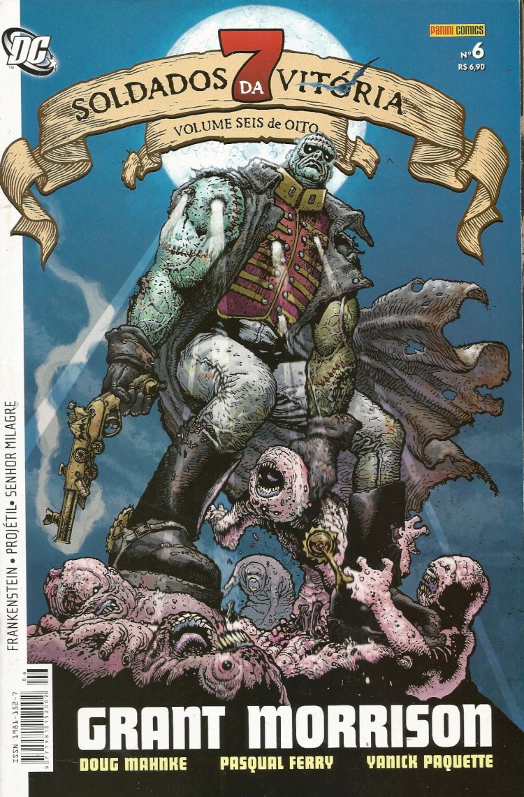 Hq - Soldados da Vitória Volume Seis de Oito Frankenstein Projétil Senho Milagre, Grant Morrison