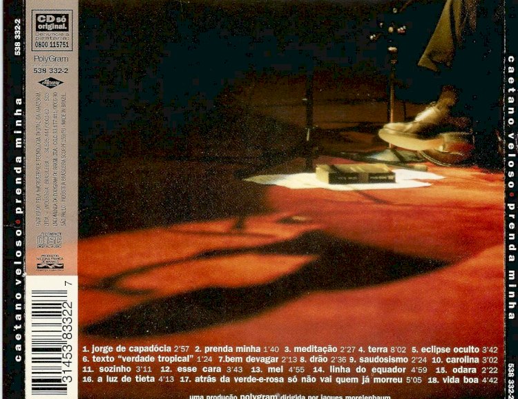 Compre aqui o Cd Caetano Veloso, Prenda Minha