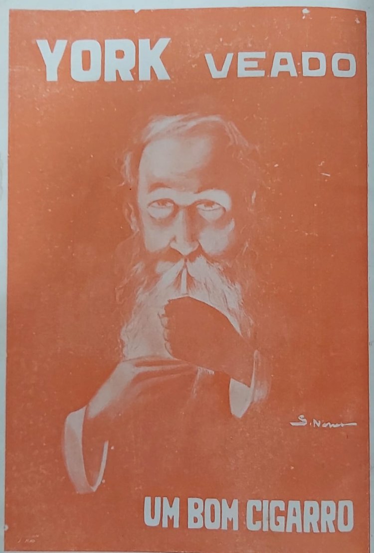 Propaganda York Veado Um Bom cigarro de 1919