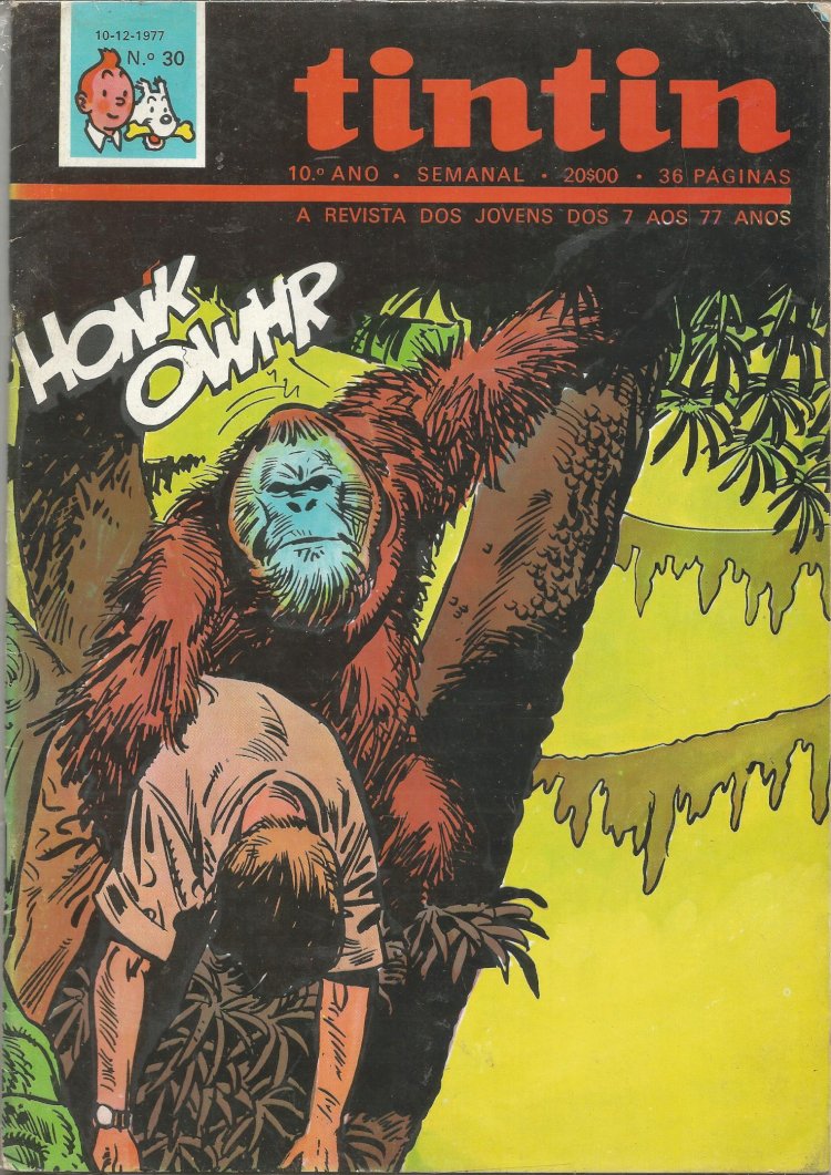 Compre aqui o Gibi Tintin Numero 30, Hergé (1973)
