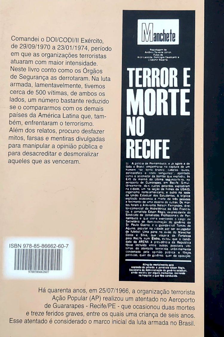 A Verdade Sufocada, A História que a Esquerda não Quer que o Brasil Conheça, Carlos Alberto Brilhante Ustra