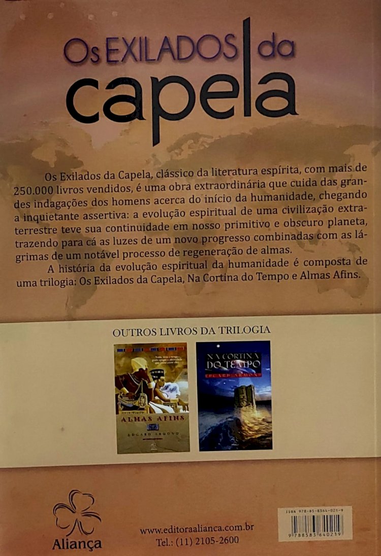 Os Exilados da Capela, Edgard Armond, Editora Aliança