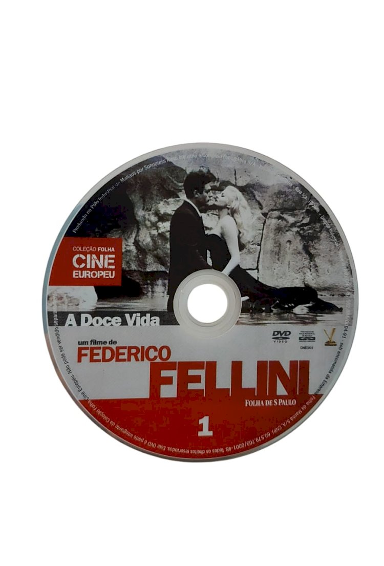 A Doce Vida, Um Filme de Federico Fellini. Coleção Folha Cine Europeu, Volume 1