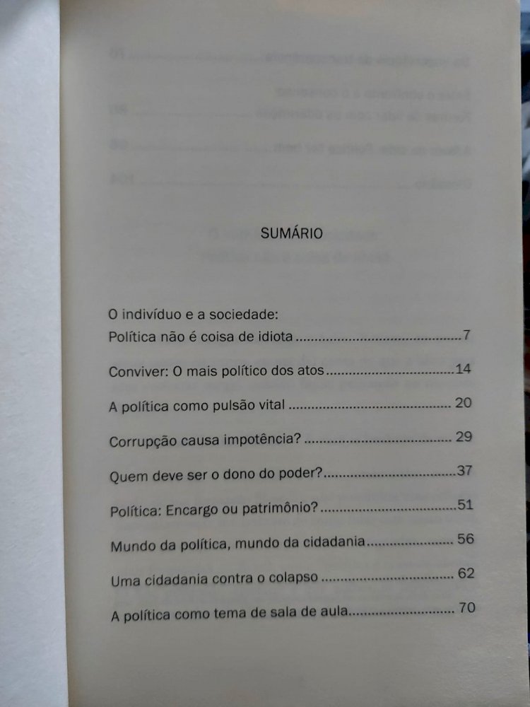 Política, Para Não Ser Idiota, Mário Sérgio Cortella, Renato Janine Ribeiro