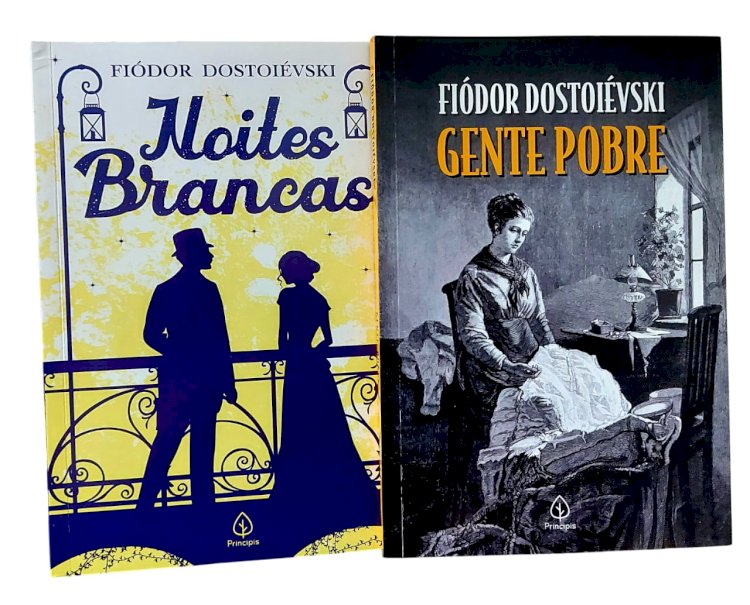 Kit 2 Livros de Fiodor Dostoievski, Gente Pobre, Noites Brancas